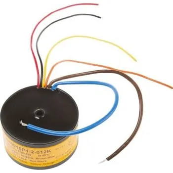 Transformátor Toroidní transformátor, počet výstupů: 2, sekundární napětí: 2 x 12V ac, 62.4 (Dia.) x 34.5mm