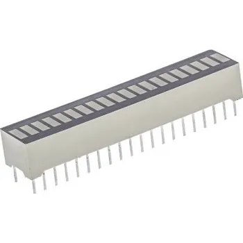 Polovodič LED displej Světelná lišta barva LED diody Zelená 28000 mcd Kingbright 570 nm