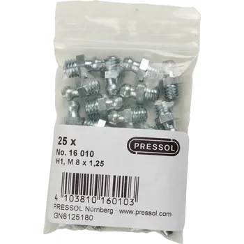 Závitová tyč Pressol Kuželový čep H1-rovný, M 8 x 1,25 25 ks