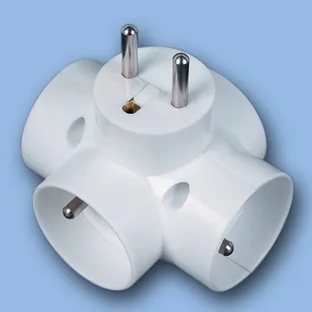 Instalační rozdvojka, 4x16A, bílá R-48