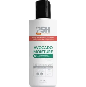 Kosmetika pro psa PSH Extra hydratační šampon pro psy Yorky Avocado (Profesionální, výstavní kosmetika pro psy PSH. PSH Extra hydratační šampon pro psy Yorky Avocado. Je formulován pro získaní extra hydratace u dlouhosrstých plemen, která potřebují speciální péči.)