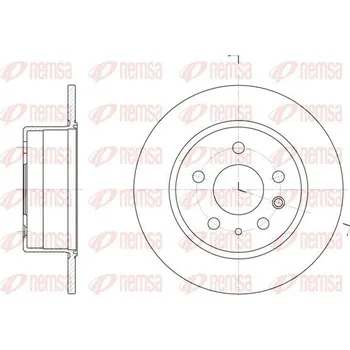 Brzdový kotouč Brzdový kotouč REMSA 6280.00