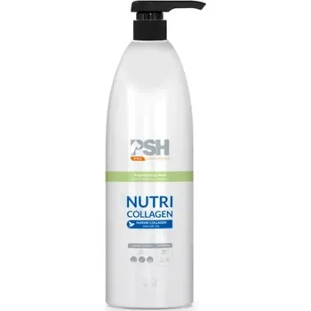 Kosmetika pro psa PSH Kolagenová maska pro psy 1000ml (Profesionální, výstavní kosmetika pro psy PSH. PSH Kolagenová maska 1000ml. Vysoce koncentrovaný a vysoce účinný přípravek, určený k odstranění zacuchané srsti a její velmi snadné rozčesání.)