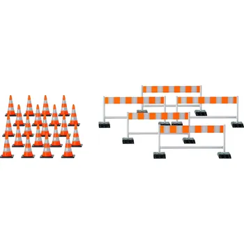 Modelová železnice Herpa 052566 Kužely 20 ks a skříňové rozvaděče 5 ks hotový model