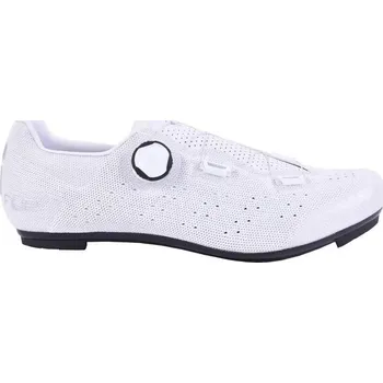Pánské cyklistické tretry FLR Cyklistické boty s utahováním pomocí kolečka FLR Pro F11 Knit BÍLÁ