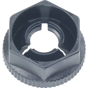 PB Fastener KN50 Tloušťka montážní desky (max.) 2 mm polyamid černá 1 ks