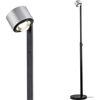 Stojací lampa Paulmann Aldan 79717 LED stojací lampa LED 17 W hliník (kartáčovaný), černá