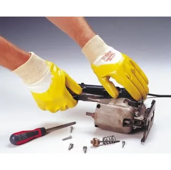 Pracovní rukavice Polyco Healthline Pracovní rukavice CE Žlutá Ano Bavlna Ano Ano 10 Nitron Lite Nitril