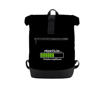 Městský batoh Bastard Přemýšlím batoh Black