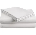 Bavlněné prostěradlo bílé 140x240 cm