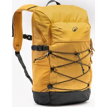 Sportovní taška QUECHUA Turistický batoh Arpenaz 500 20 l KAŠTANOVÁ|ŽLUTÁ