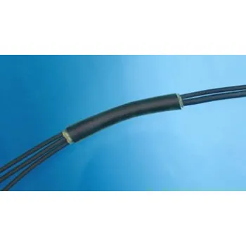 Hongshang ART001723 smršťovací bužírka s lepidlem černá 12 mm 3 mm Poměr smrštění:4:1 metrové zboží