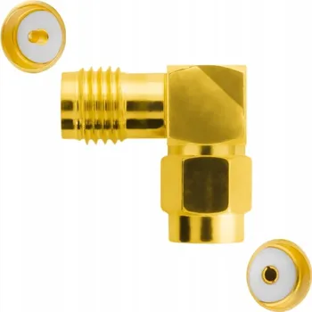 Elektrická zásuvka GSM adaptér, RP-SMA zástrčka / RP-SMA zásuvka 90 stupňů