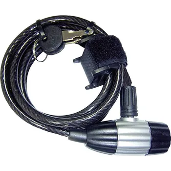 Zámek na kolo Security Plus SK 55 lankový zámek černá zámek s klíčem