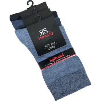 Dámské ponožky RS klasické dámské zdravotní jednobarevné ponožky s jemným svěrem mix23 39-42