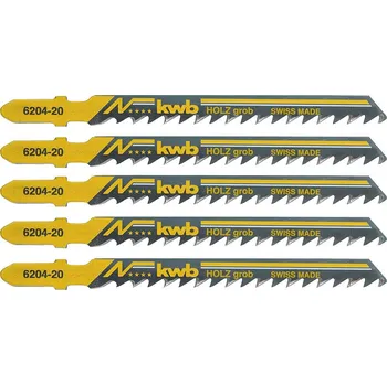Pilová lišta kwb 620425 Nožové pilky, zpracování dřeva, HCS 5 ks