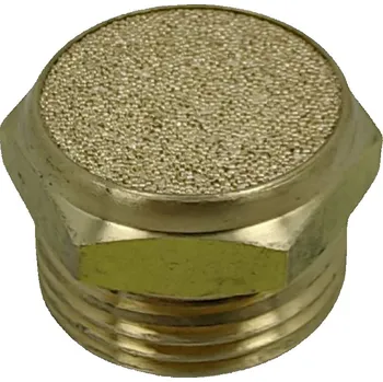 Příslušenství pro vzduchotechniku TRU COMPONENTS pneumatický tlumič hluku TC-12770340 Vnější závit G3/4 15 bar mosaz 1 ks