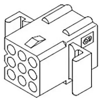 Elektrický konektor Molex zásuvkový konektor na kabel 9, rozteč 3.68 mm, 50362281, 1 ks Bag