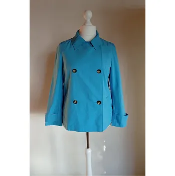 Dámský kabát Krátký modrý trenckot M&S