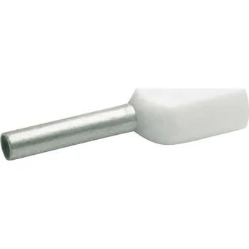 Klauke 8698 dutinka 0.5 mm² částečná izolace bílá 1000 ks