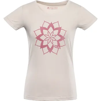 Dámské oblečení Alpine Pro TERMESA 2 ŠEDÁ DÁMSKÉ TRIKO Z ORGANICKÉ BAVLNY L