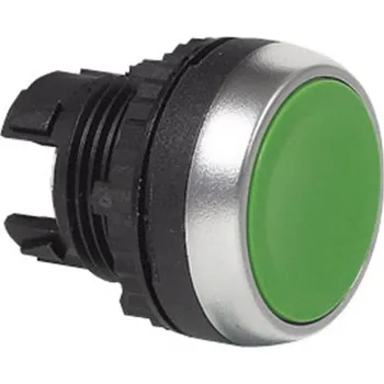 BACO L21AA03R L21AA03R tlačítko kovový přední prstenec, pochromované provedení černá 1 ks