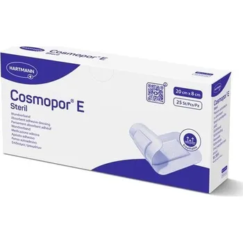 Zdravotnický materiál Náplast Cosmopor E 20 x 8 cm sterilní, 25 ks
