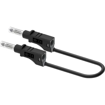 Měřicí kabel Electro PJP 2212/600V-CD1-100N měřicí kabel 100 cm černá 1 ks