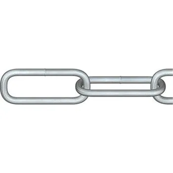 Tažné lano dörner plus helmer 171896 řetěz z kruhové oceli stříbrná ocel galvanizováno zinkem 10 m