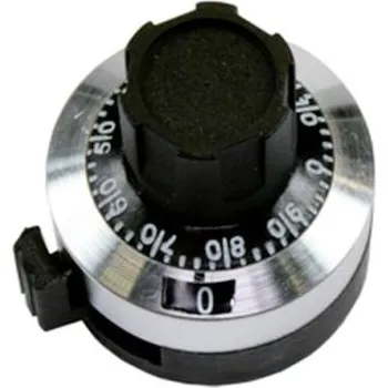 Bourns H-516-6A nastavovací knoflík černá (Ø x v) 22.8 mm x 24.8 mm 1 ks