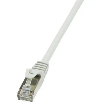 Datový kabel LogiLink CP1112D RJ45 síťové kabely, propojovací kabely CAT 5e SF/UTP 20.00 m šedá 1 ks
