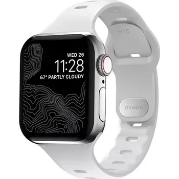 Řemínek na hodinky Nomad Sport Slim řemínek pro Apple Watch 7 (41 40 38 mm) S-M bílá (NM01142485)