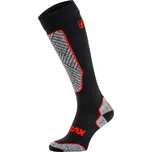 Ponožky Relax Alpine lyžařské černá/červená L (43-46 EU)