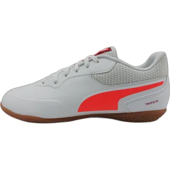 Fotbal PUMA Dětské fotbalové boty Puma Truco III BÍLÁ|ORANŽOVÁ