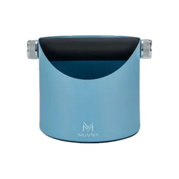 Příslušenství pro přípravu kávy Muvna Steel Knock Box - odklepávač na kavu - modrý