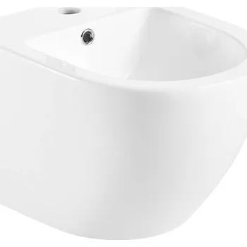 Bidet kielle Oudee - Závěsný bidet, s přepadem, s otvorem pro baterii, bílá 30302010