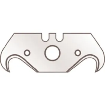 Pracovní nůž Břit pro bezpečnostní nůž č. 51 x 19 x 0,63 mm zakřivená, Ocel