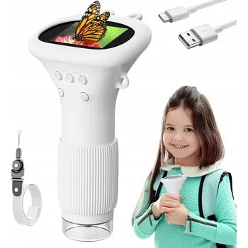 Mikroskop PŘENOSNÝ MIKROSKOP S 2" DISPLEJEM PRO FOTOGRAFIE A VIDEA