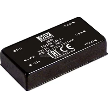 Měnič napětí MEAN WELL RDDW20G-05 DC/DC měnič napětí 2 A 20 W Počet výstupů: 2 x Obsah 1 ks
