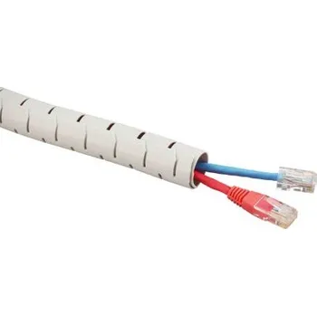 kabelová chránička Kabelová spirálová bužírka Polypropylen Šedá 25mm RS PRO