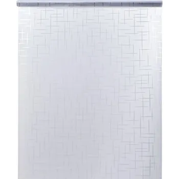 Okenní dekorace vidaXL Okenní fólie matná hvězdicový vzor 45 x 500 cm PVC