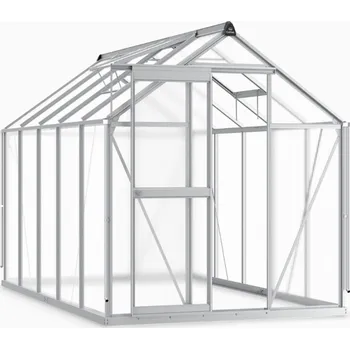 Skleník Zahradní skleník 183x303 Slide-In Silver - CULTIVO