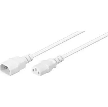 Napájecí kabel MicroConnect Prodlužovací kabel C14 - C13 3m bílá (PE040630W)