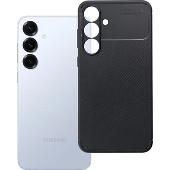Náhradní kryt pro mobilní telefon Kryt pouzdra Carbon Premium Samsung Galaxy S25 Plus Black
