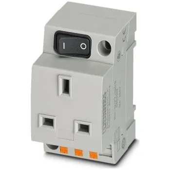 Elektrická zásuvka Síťové zásuvky barva Šedá, 13A Zásuvka Polsko Typ G – britská BS1363, 250 V Typ G – britská BS1363 0