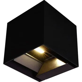 Venkovní osvětlení V-TAC VT-409CCT 23770 venkovní solární nástěnné osvětlení LED LED 9 W černá