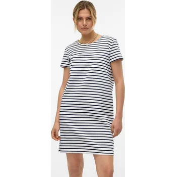 Oblečení a móda Šaty Vero Moda Dunkelblau/ Weiß 6345397 S
