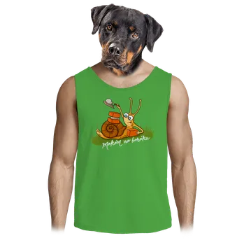 Pánské tílko Bastard Makám na baráku pánské tílko Lime