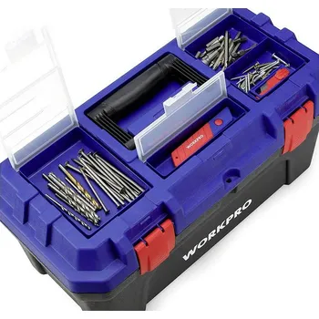 WorkPro 507 x 254 x259 mm WP283002 box na nářadí, modrá, černá