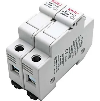 Jistič Držák pojistky na DIN lištu EAPV-32-2P (držák FVE DC pojistky)